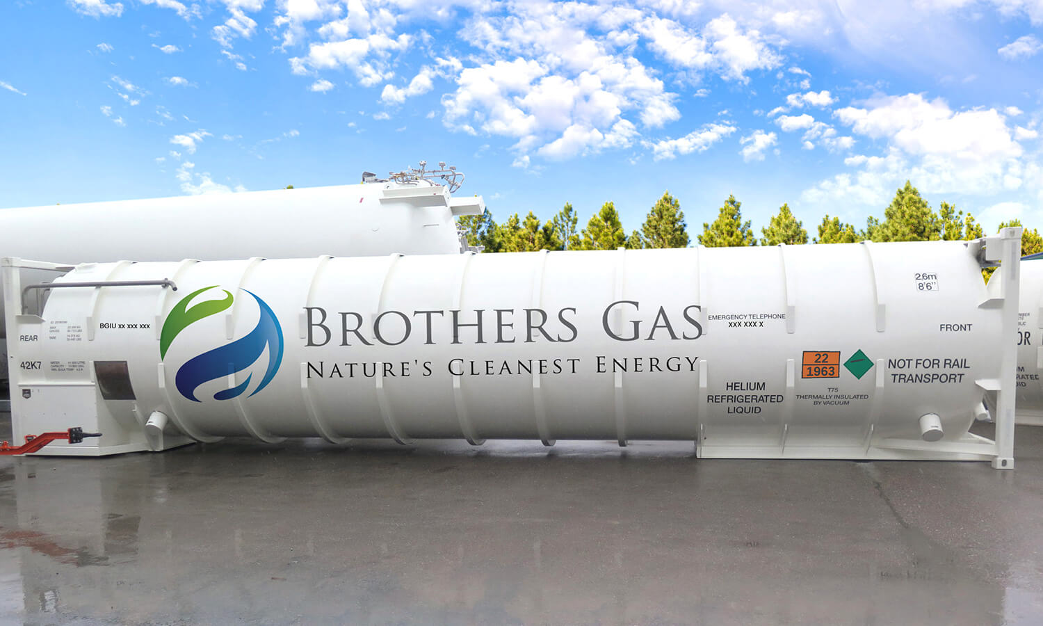 Brothers Gas awards contract for the supply of Helium ISO Tanks￼