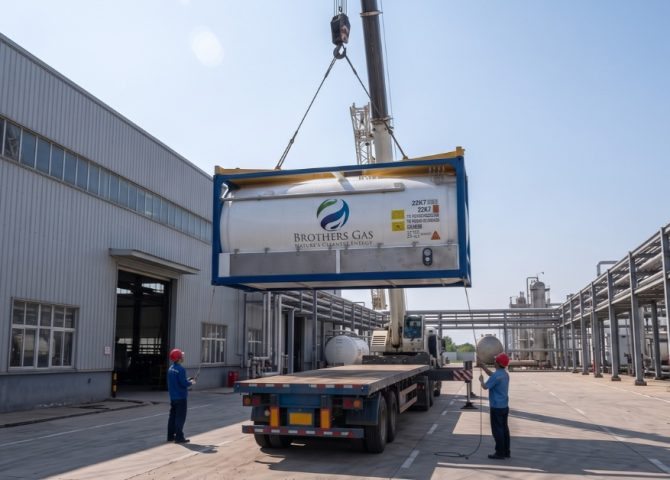 ISO tank Bulk gas transportation